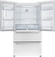 FORNO® Espresso Moena 36" 19.2 Cu. Ft. White French Door Refrigerator-1
