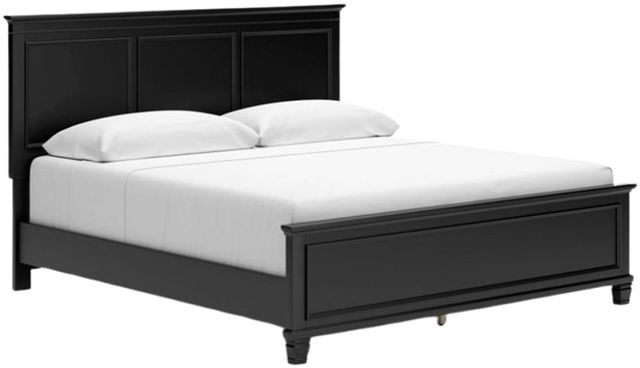 Signature Design by Ashley® Lanolee 4-Piece Black King Panel Bedroom Set-1