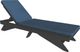 Unwasted® Reserve Black Plastic Outdoor Lounge Chaise-5
