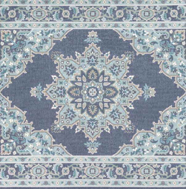 Surya Alfresco Blue/Green/White 5'x8' Area Rug-2