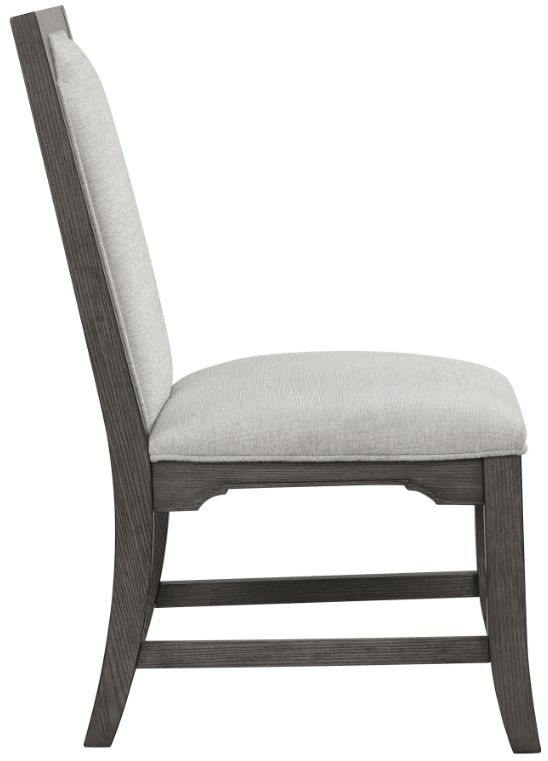 New Classic® Home Furnishings Lisbon Gray Dining Side Chair-3