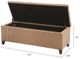 Olliix by Madison Park Sand Shandra Tufted Top Storage Bench-4