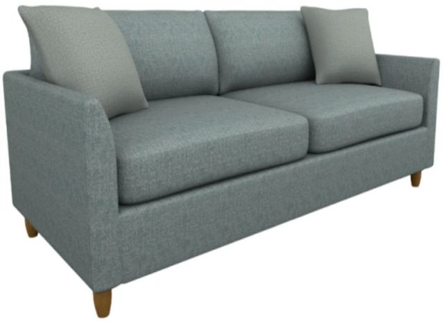 Best® Home Furnishings Customizable Bayment Queen Sofa Sleeper with Honey Birch Legs