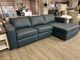 Decor-Rest® 3900 Leather Sofa Chaise - Dream Navy-2