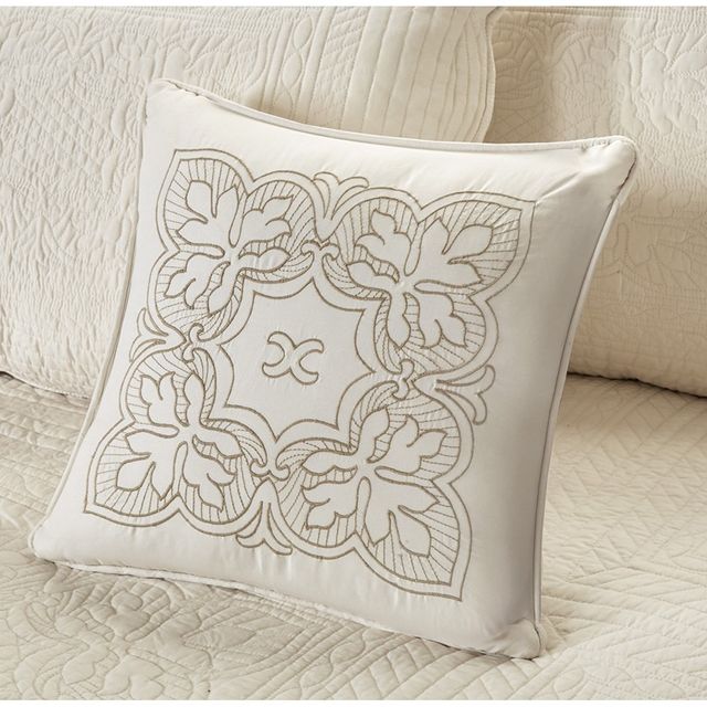 Olliix by Madison Park 6-Piece Cream Tuscany Reversible Scalloped Edge Daybed Cover Set-4