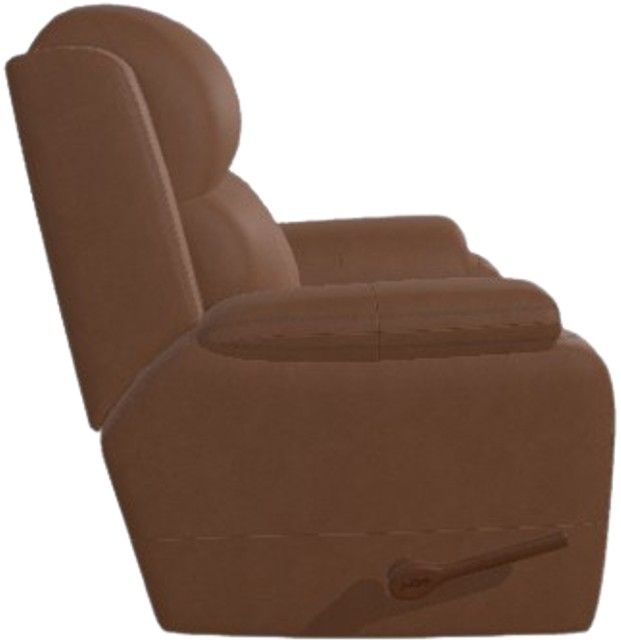 La-Z-Boy® Dorian Mocha Leather Manual Wall Recliner-3