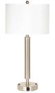 Cal® Lighting & Accessories Chrome Table Lamp-0