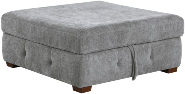 Homelegance® Raife Gray Storage Ottoman-0