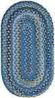 Capel Rugs Garrison Provincial Blue 4' x 6' Oval Rug-0