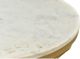 Moe's Home Collection Haley White Marble Round Coffee Table with Gold Iron Base-3