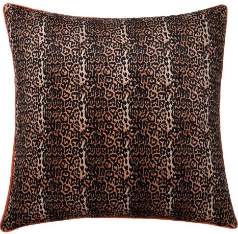 Stylecraft Tinck Brown/Pink Throw Pillow-1