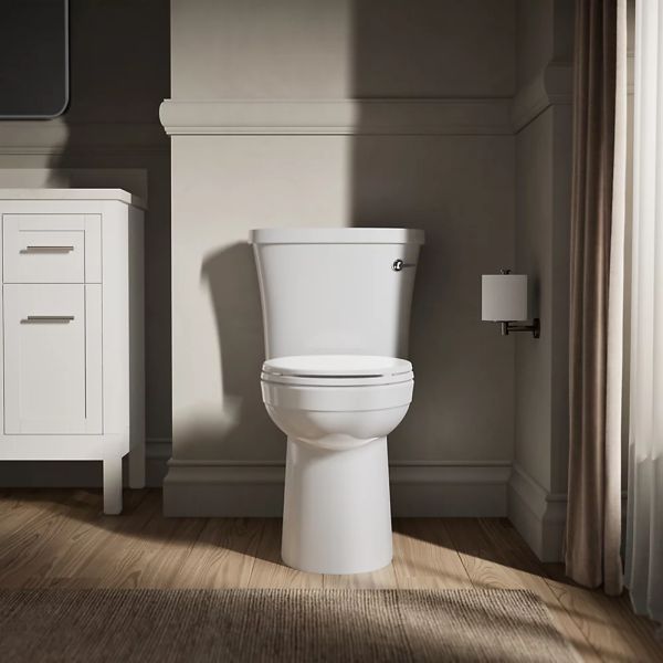 KOHLER® Kingston™ White Right-Hand Trip Toilet, 1.28 Gpf-3