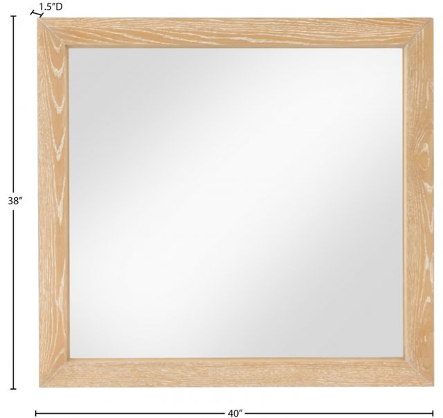 Meridian Furniture Fairfax Natural Mirror-3