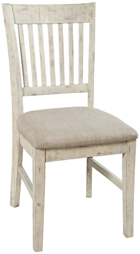 Jofran Inc. Rustic Shores Scrimshaw Cream Desk Chair-0