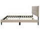 Bernards Evelyn Beige King Panel Bed with USB Port-3