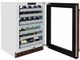 ZLINE Touchstone 24 " 4.8 Cu. Ft. Copper Dual Zone 44 Bottle Wine Cooler with Hand Hammered Glass Door-4