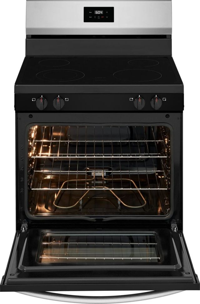 Frigidaire® 30" Stainless Steel Rear Control Freestanding Electric Range-1