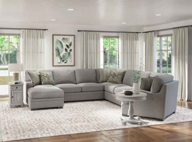 Emerald Home Analiese 5-Piece Light Gray Left-Arm Facing Sectional and Chaise-1