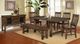 TEI Rustic Lodge Distressed Brown Bench-1