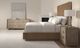 Caracole® Meet U In the Middle Ash Driftwood/Brown Queen Upholstered Panel Bed-2