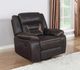Coaster® Greer Brown Swivel Glider Recliner-4