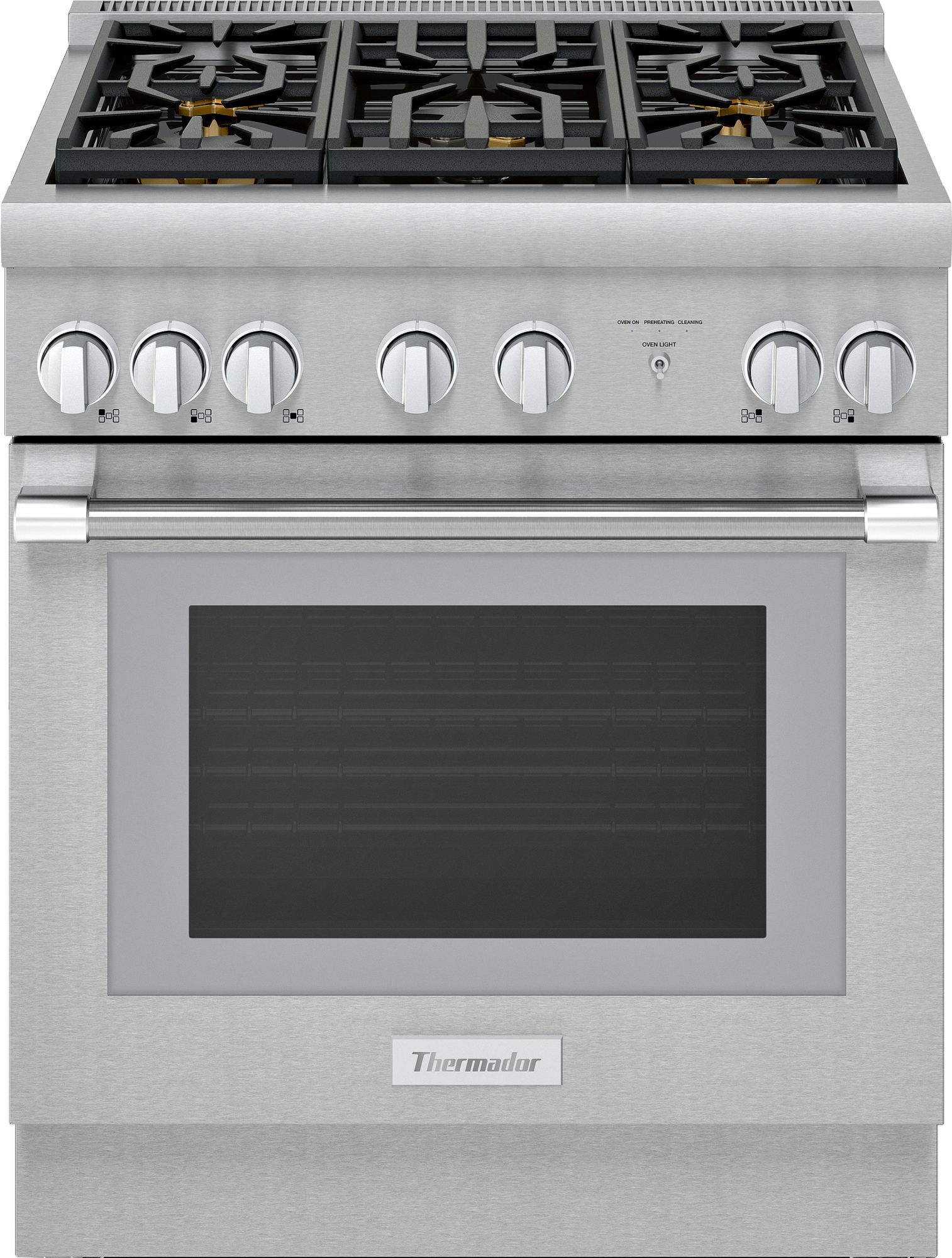 Thermador® Pro Harmony® 30" Stainless Steel Free Freestanding Dual Fuel Natural Gas Range