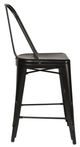 Liberty Furniture Vintage Series Black Back Counter Chair - Set of 2-2