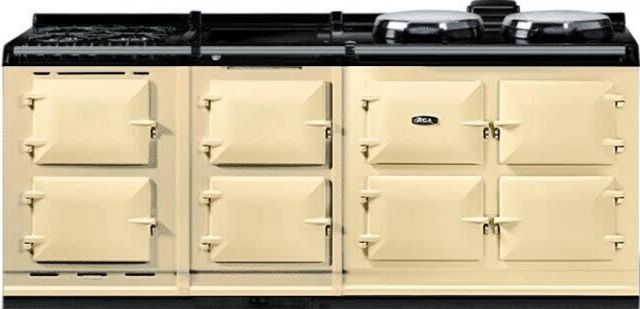 AGA™ eR7 210 Classic Cast Iron 83" Cream Pro Style Dual Fuel Range-0