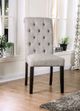 Furniture of America® Alfred 5-Piece Antique Black/Ivory Round Dining Table Set-2