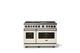 Viking® 7 Series 48" Pure White Pro Style Dual Fuel Range-3