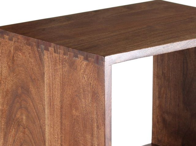 Porter International Designs Portola Walnut 4-Cube Bookcase-3