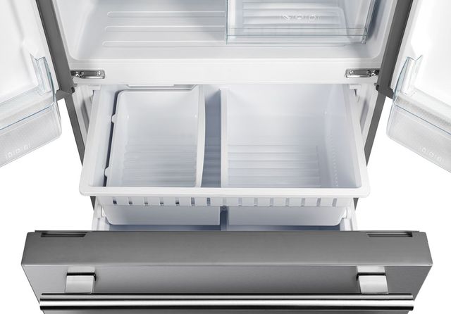 FORNO® 34 in. 17.5 Cu. Ft. Stainless Steel French Door Refrigerator-8