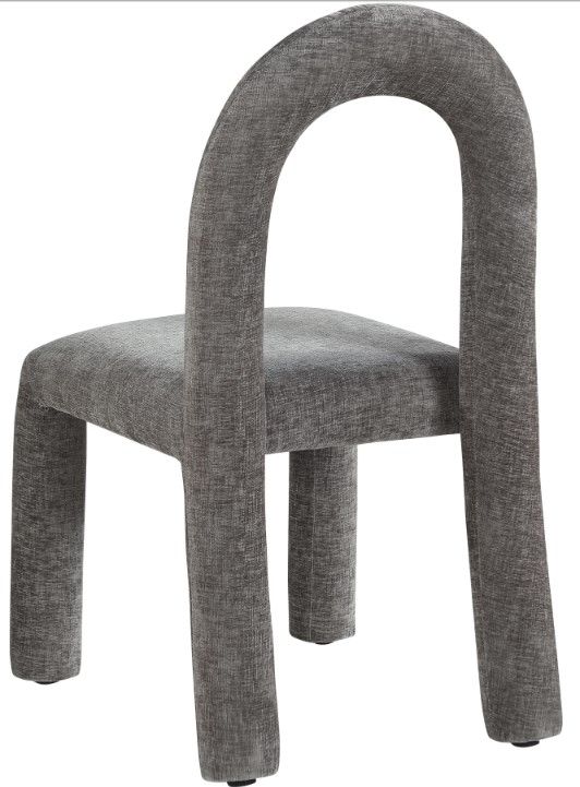 Meridian Furniture Amari Gray Upholstered Dining Chair-4