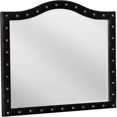 Coaster® Deanna Black Button Tufted Mirror