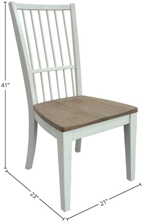 Parker House® Americana Modern 2-Piece Cotton Spindle Back Side Chair-2