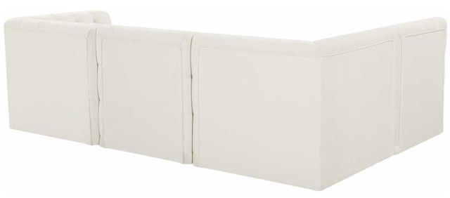 Meridian Furniture Tuft 4-Piece Cream Modular Sectional-3