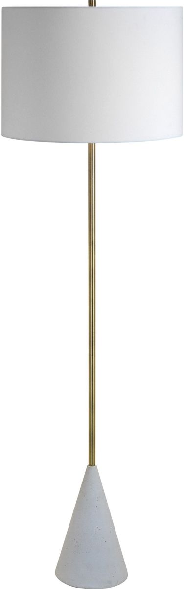 Renwil® Lacuna Antique Brushed Floor Lamp-0