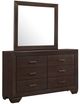 Coaster® Kauffman Dark Cocoa Dresser and Mirror-0