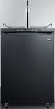 Summit® 5.6 Cu. Ft. Black Beer Cooler/Kegerator-0