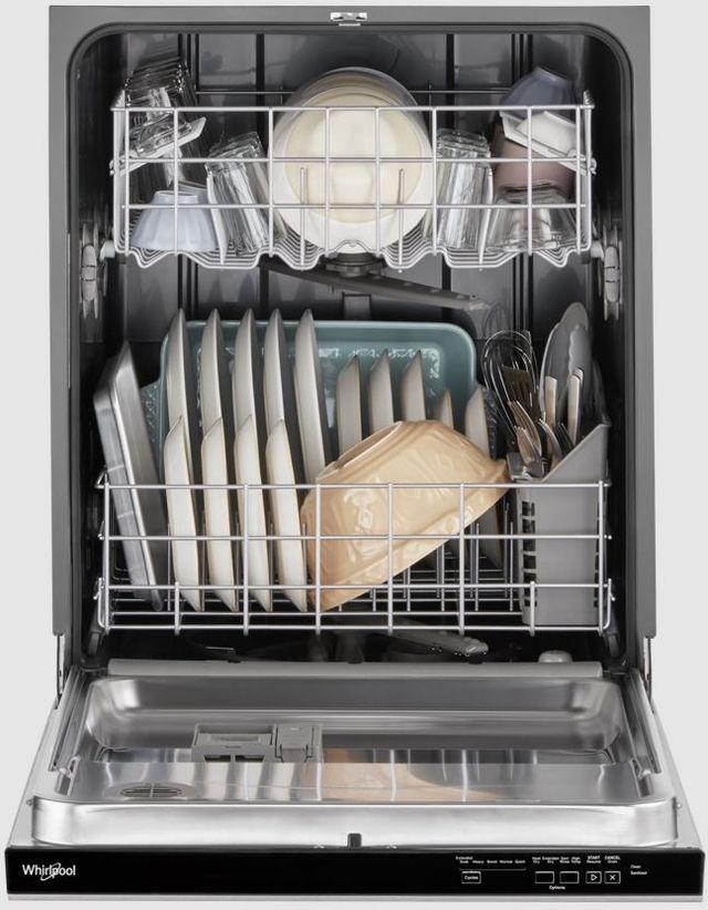 Whirlpool® 24" Fingerprint Resistant Stainless Steel Built In Dishwasher-2
