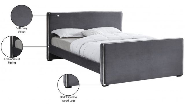 Meridian Furniture Dillard Grey King Bed-2