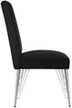 New Classic® Home Furnishings Ava Black/Chrome Dining Side Chair-3