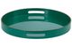 A & B Home Mimosa Turquoise Round Tray-2