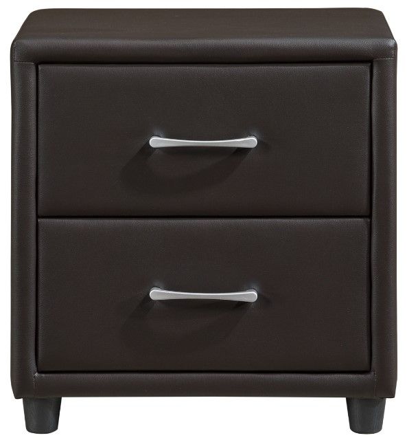 Homelegance® Lorenzi Dark Brown Nightstand-2