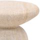 Dovetail Furniture Marcellus Faux Travertine Concrete Outdoor End Table-1