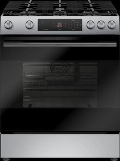 Bosch® 100 Series 30" Stainless Steel Slide In Gas Range 