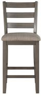 Mazin Furniture Sharon Gray 5 Piece Counter Height Dinette Set-4