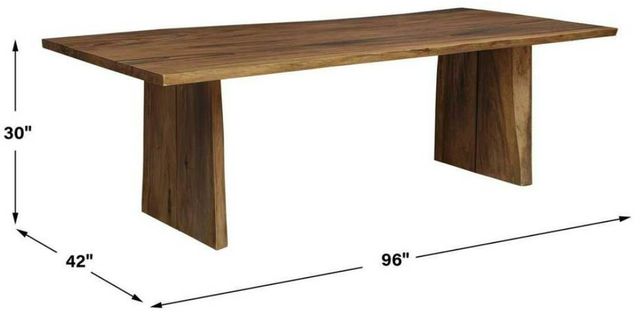 Uttermost® Glenmore Woodtone Dining Table-2