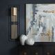 Crestview Collection Halston Black Wall Sconce-4