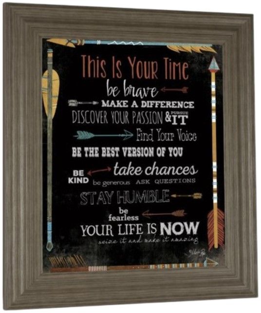 Classy Living Marla Rae This Is Your Time 22" Wall Art-3